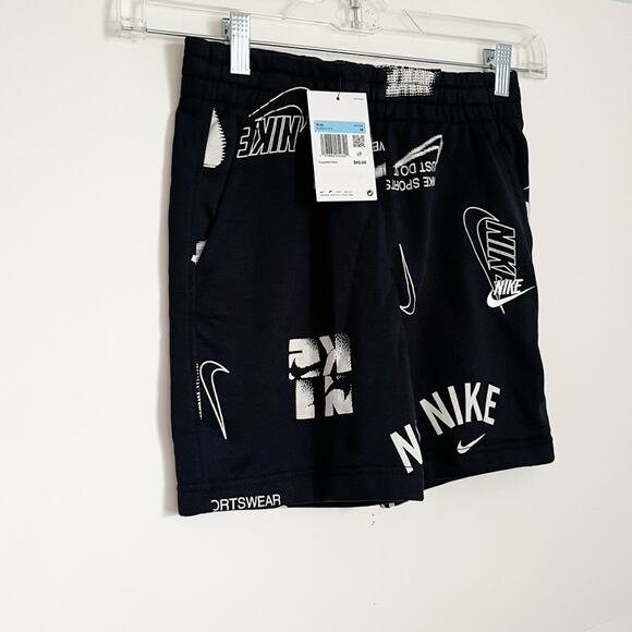 Nike Kids French Terry Shorts Size Medium - Picture 5 of 9
